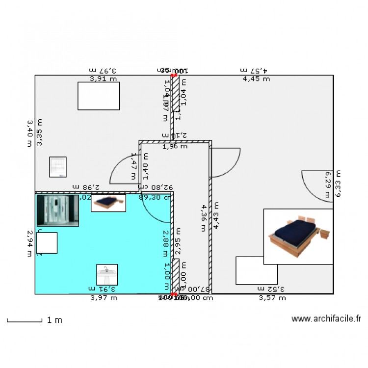 etage cotes. Plan de 0 pièce et 0 m2