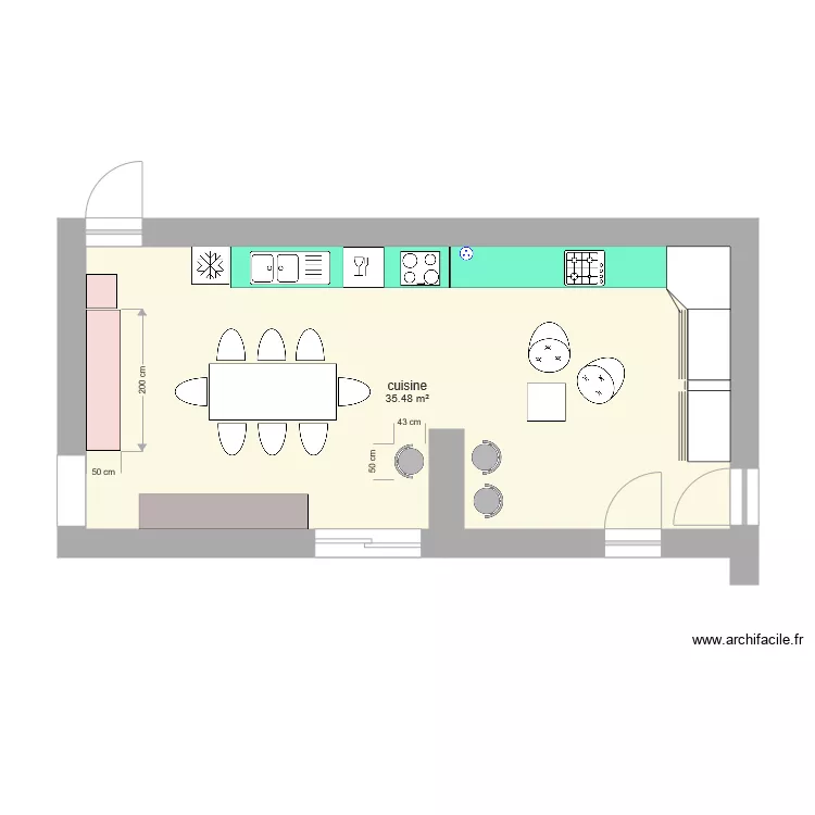 Chez moi. Plan de Chez moi. Plan de