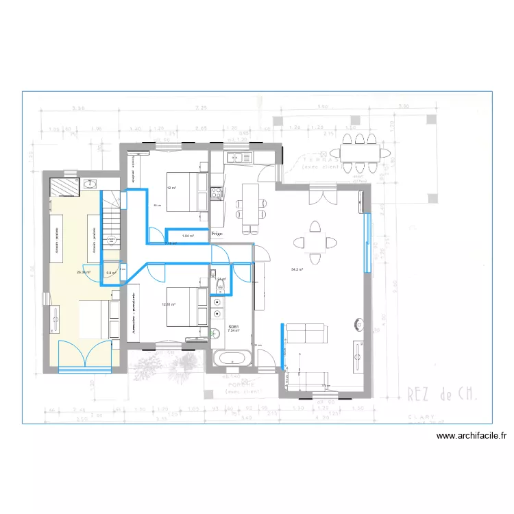 Maison Venelles Final X. Plan de 
