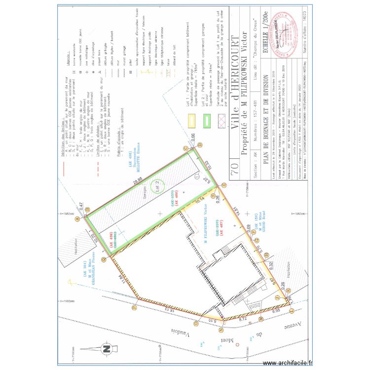 Filipkowski Hericourt. Plan de 0 pièce et 0 m2