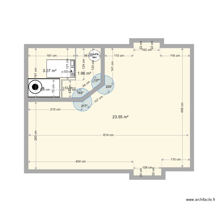 Buanderie. Plan de 0 pièce et 0 m2