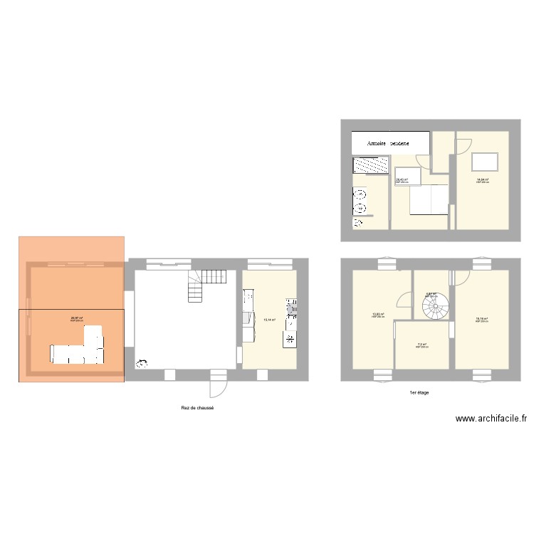 21 Hauterive modif. Plan de 8 pièces et 124 m2