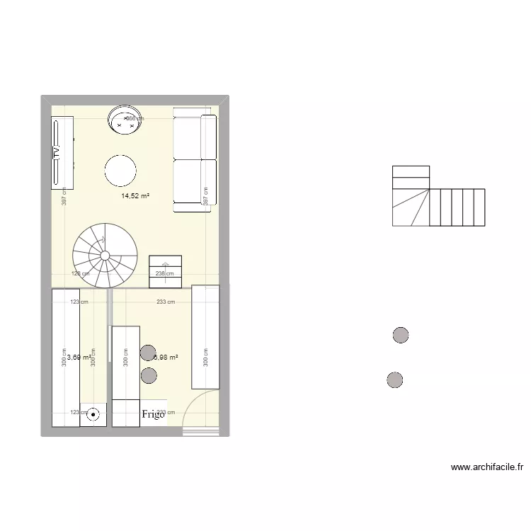 atelier appt n&deg;2 - version 6. Plan de 