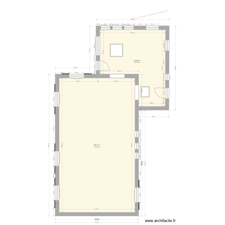 maison extension vide vierge new. Plan de 0 pièce et 0 m2