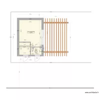 plan local technique avec pergola