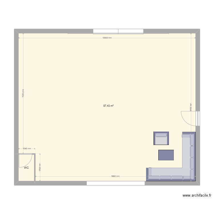 piscine. Plan de 0 pièce et 0 m2