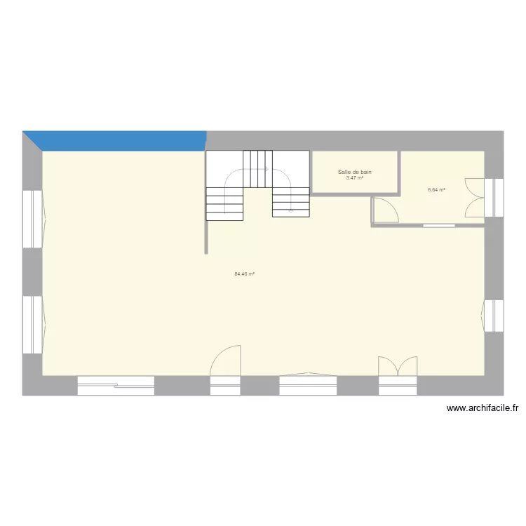 maison. Plan de 