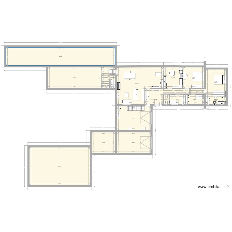 Vedrin maison 15 et piscine et 60m2. Plan de 0 pièce et 0 m2