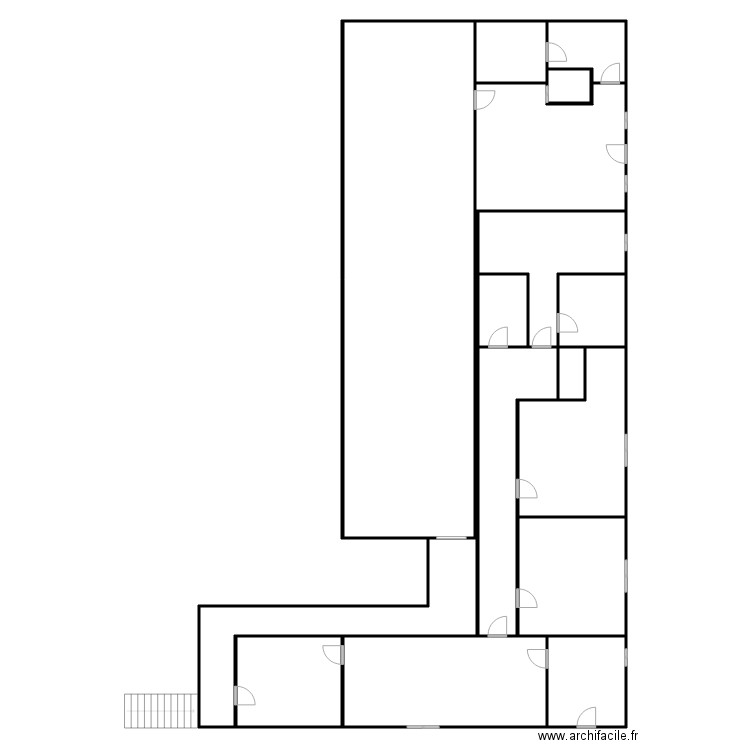 HANGAR R1. Plan de 0 pièce et 0 m2