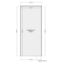 Boutique Orsay - Plan intérieur avant travaux