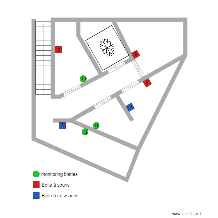 La bouche des goûts caves. Plan de 0 pièce et 0 m2