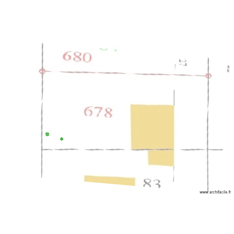 jardin. Plan de 0 pièce et 0 m2