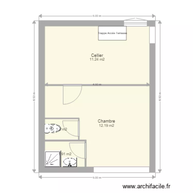 Isolation Garage Actuel . Plan de Isolation Garage Actuel . Plan de