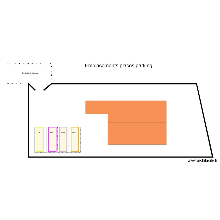 plan de masse francisco. Plan de 0 pièce et 0 m2