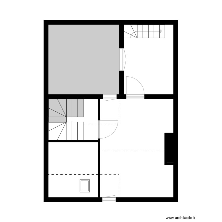 LOUVIER. Plan de 21 pièces et 122 m2