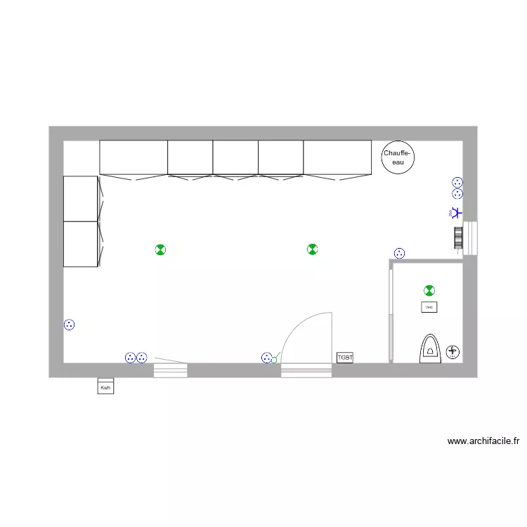 GARAGE M TURKI. Plan de 0 pièce et 0 m2