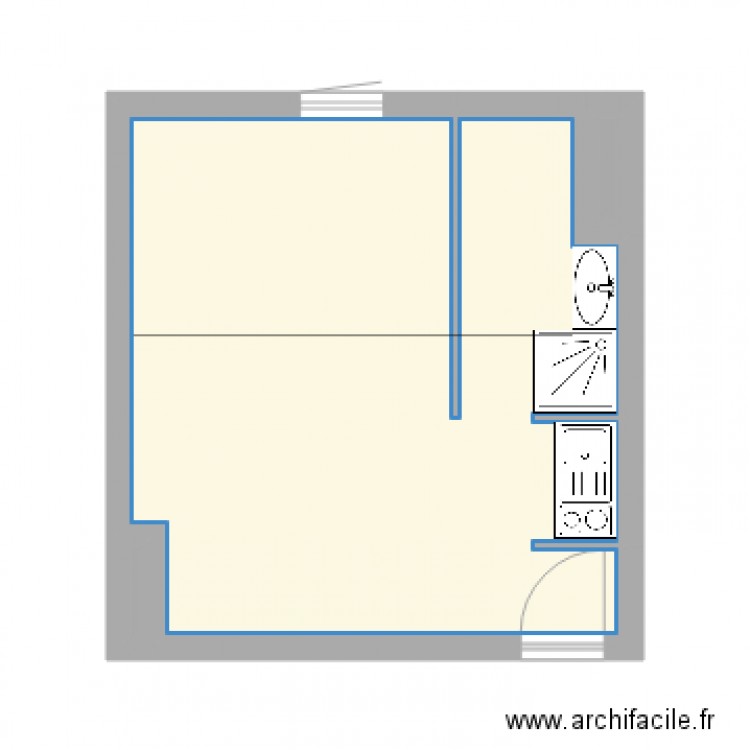 2 passage du jeu de boule. Plan de 0 pièce et 0 m2