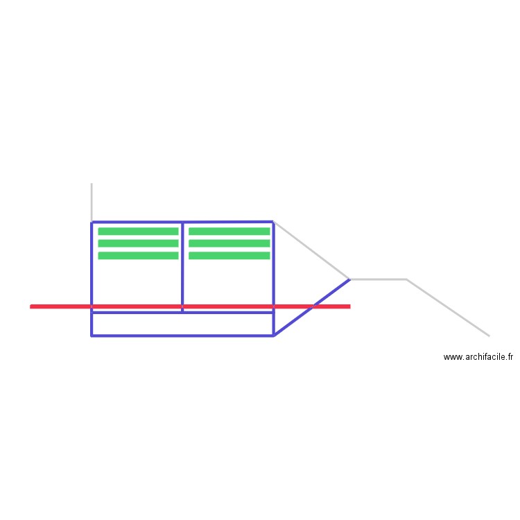 RUI 2 Altura. Plan de 4 pièces et 20 m2