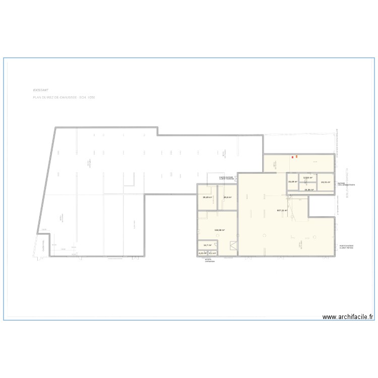 NICE2 - V1. Plan de 11 pièces et 903 m2