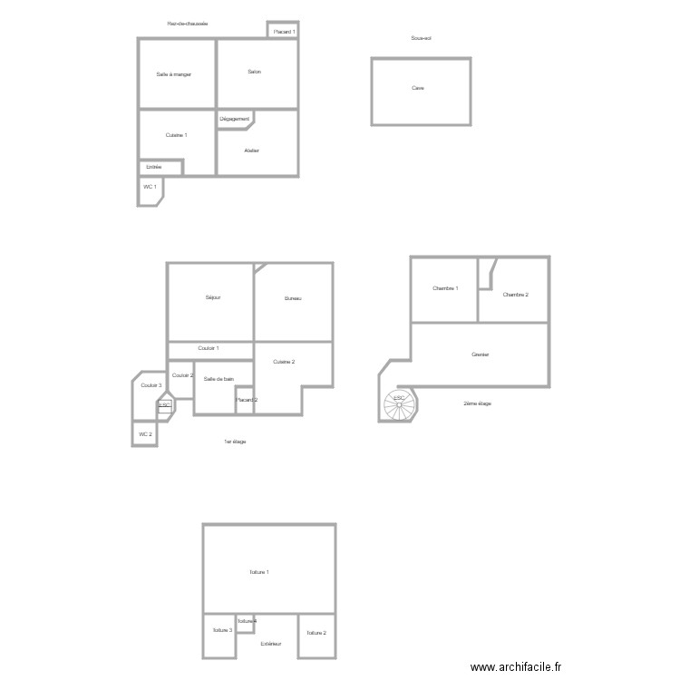 RAUCOURT FLABA. Plan de 0 pièce et 0 m2