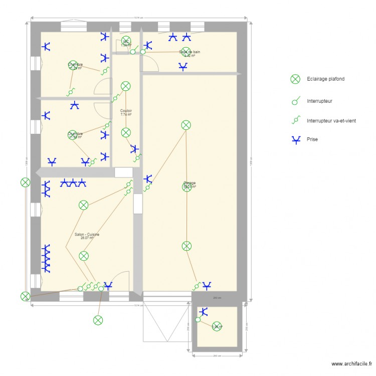 RDC Elec. Plan de 0 pièce et 0 m2