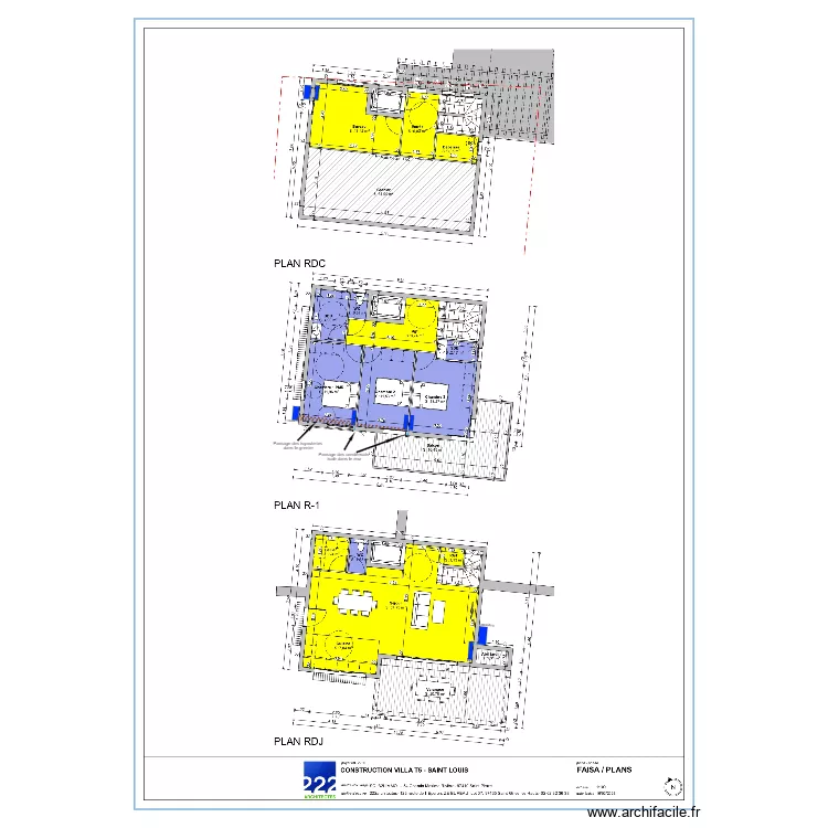 Villa Le Ruisseau 1. Plan de 