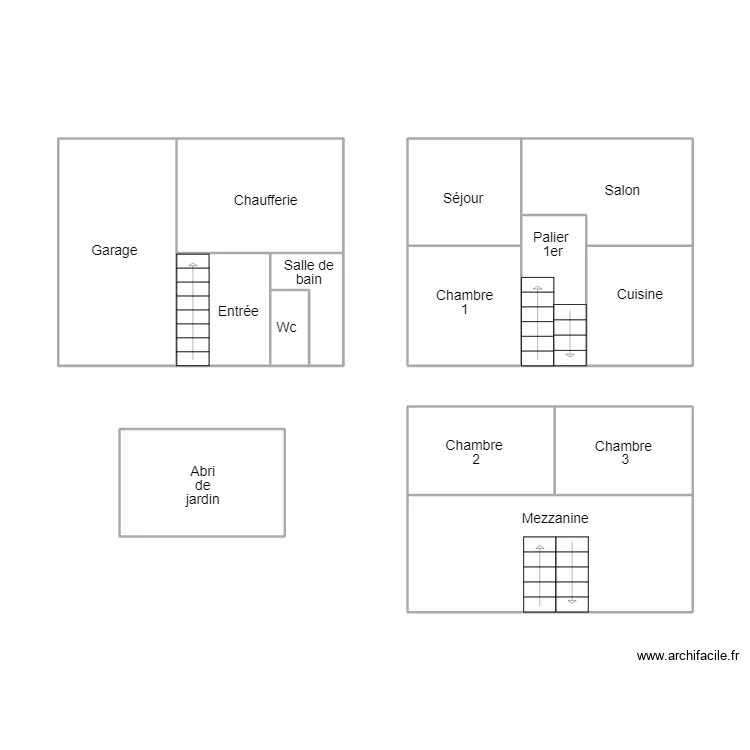 QUIMPER HUSTE. Plan de 