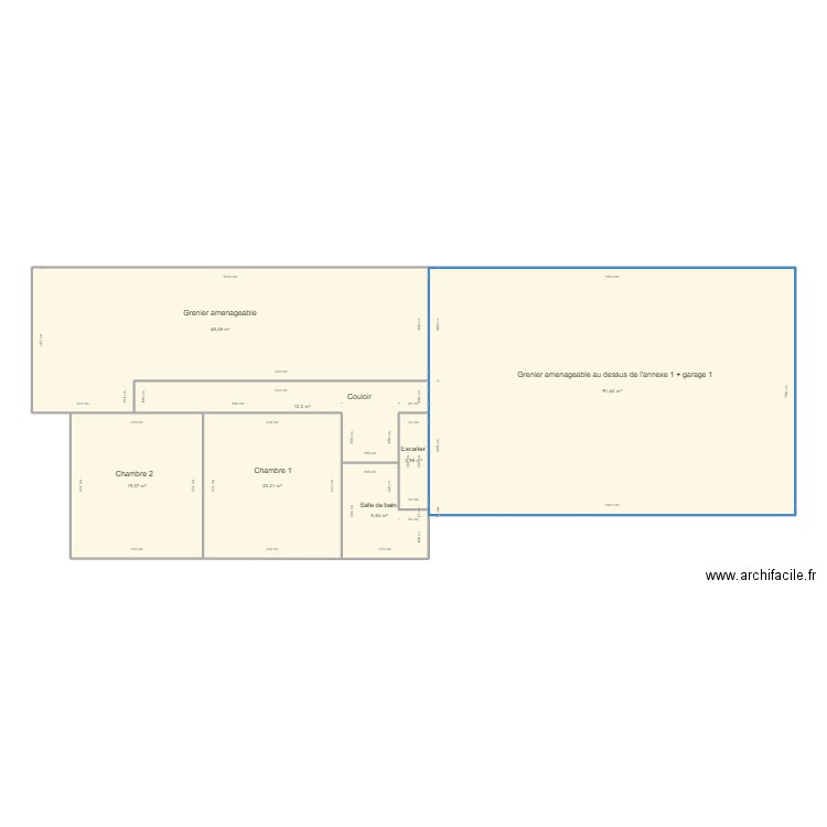 étage cambron. Plan de 0 pièce et 0 m2