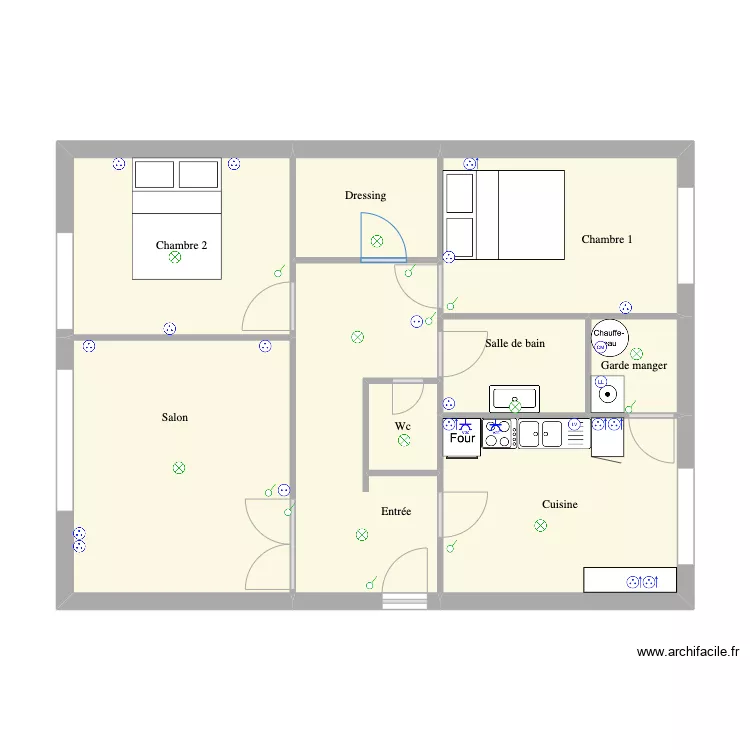 Chauvin. Plan de 