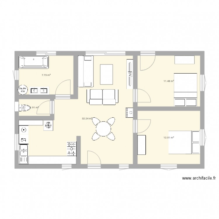 Projet auto construction POBI 1. Plan de 0 pièce et 0 m2