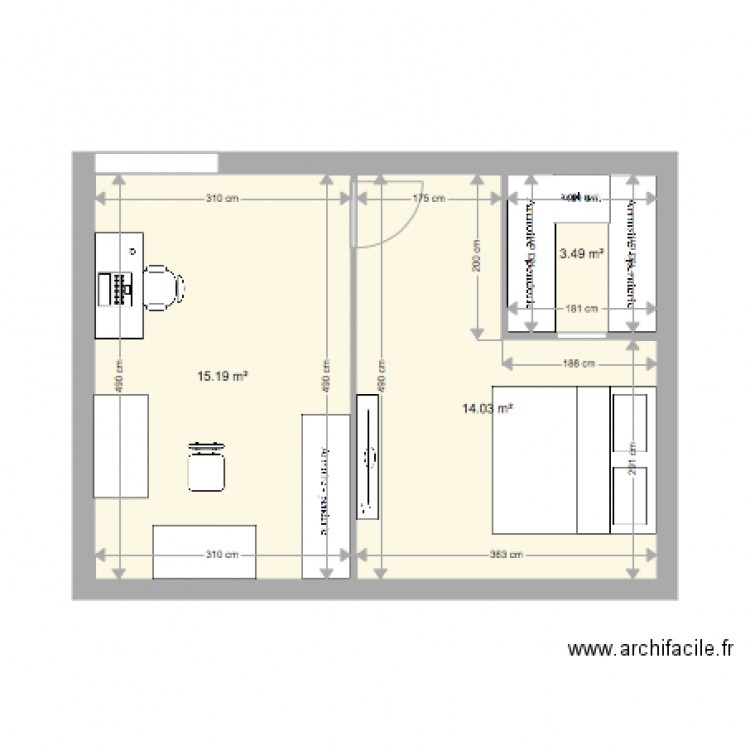 chambre Jung et Jeff 2. Plan de 0 pièce et 0 m2