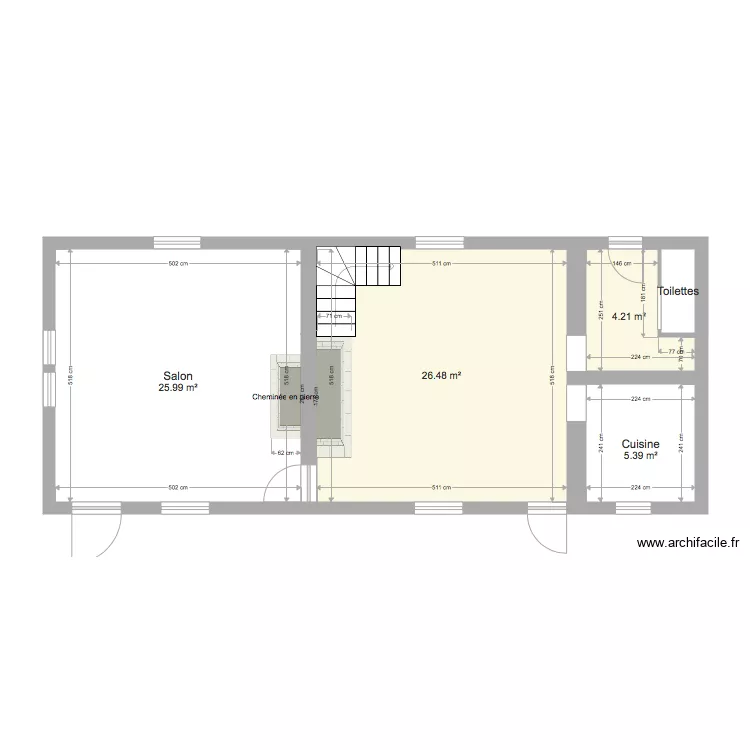 Grangues FG. Plan de 