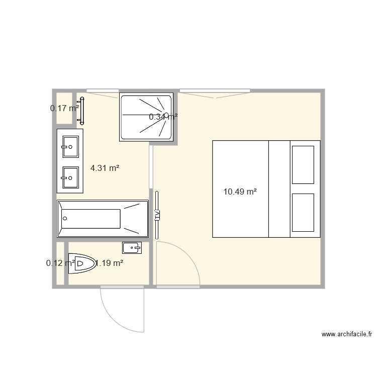 Benito 1. Plan de 0 pièce et 0 m2