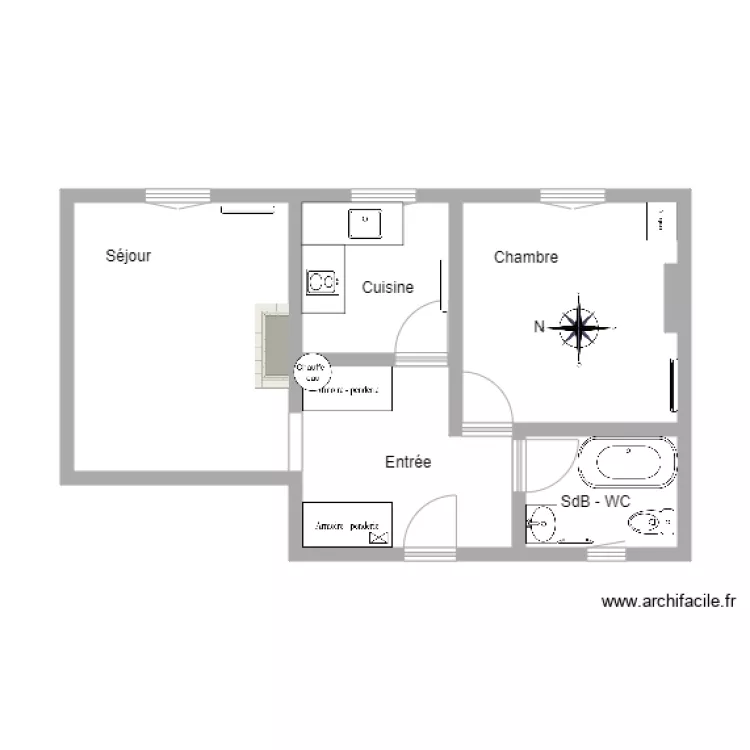 Chauveau 73. Plan de 