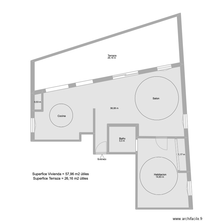 20191004 edificio Tauro cotas AYUNTA. Plan de 6 pièces et 84 m2