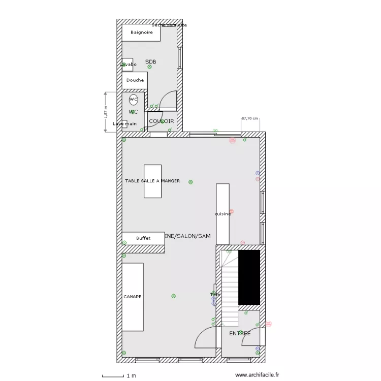 RDC - New (Avec Dimentions). Plan de RDC - New (Avec Dimentions). Plan de