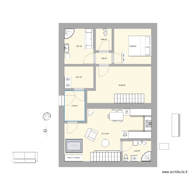 fmp. Plan de 0 pièce et 0 m2