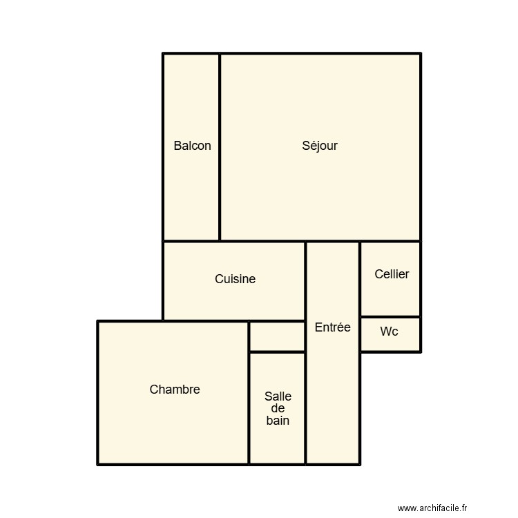QUIMPER DUBERNAT. Plan de 9 pièces et 37 m2
