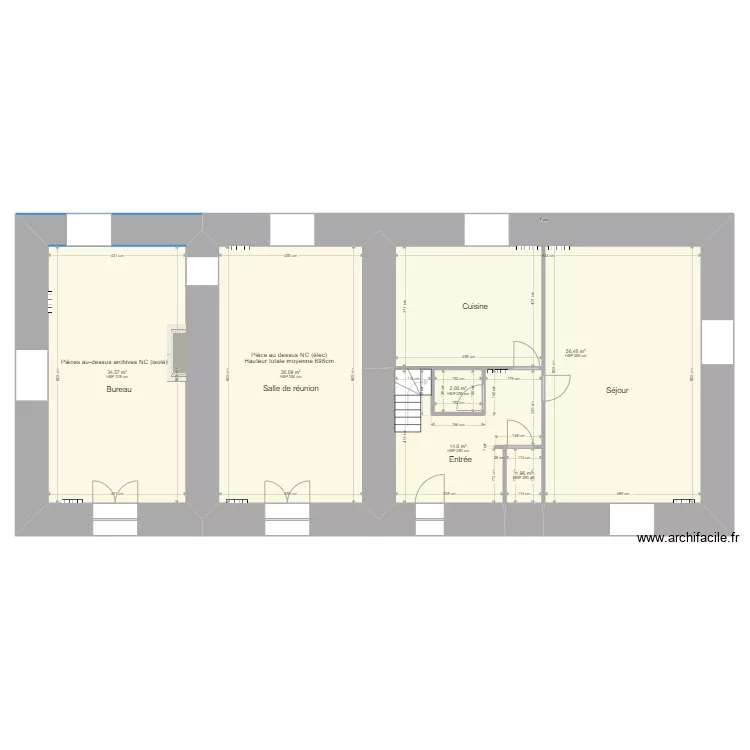Mairie roquebrune. Plan de 