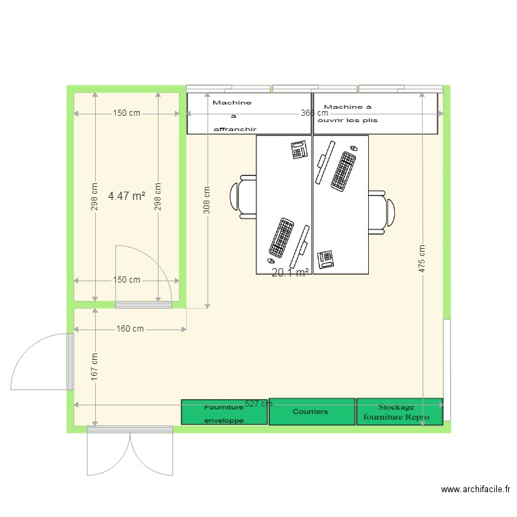 Offset. Plan de 0 pièce et 0 m2