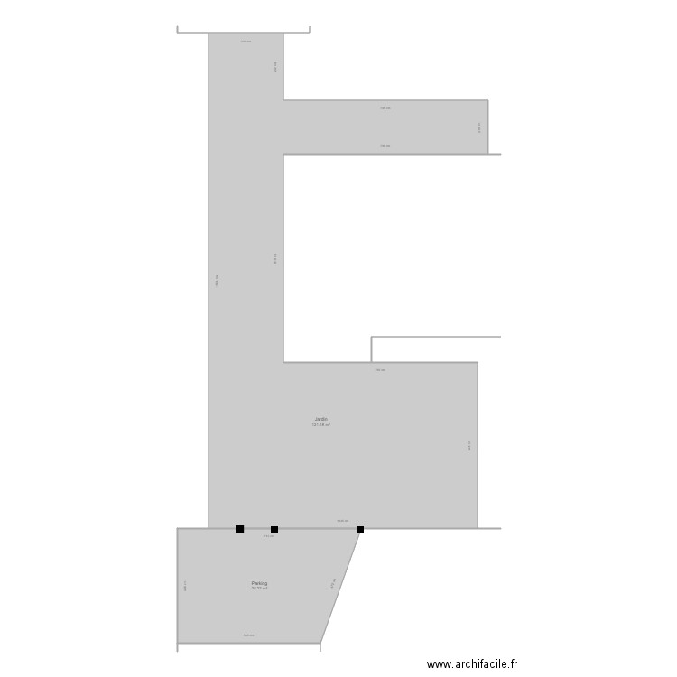 Marques Extérieurs. Plan de 0 pièce et 0 m2