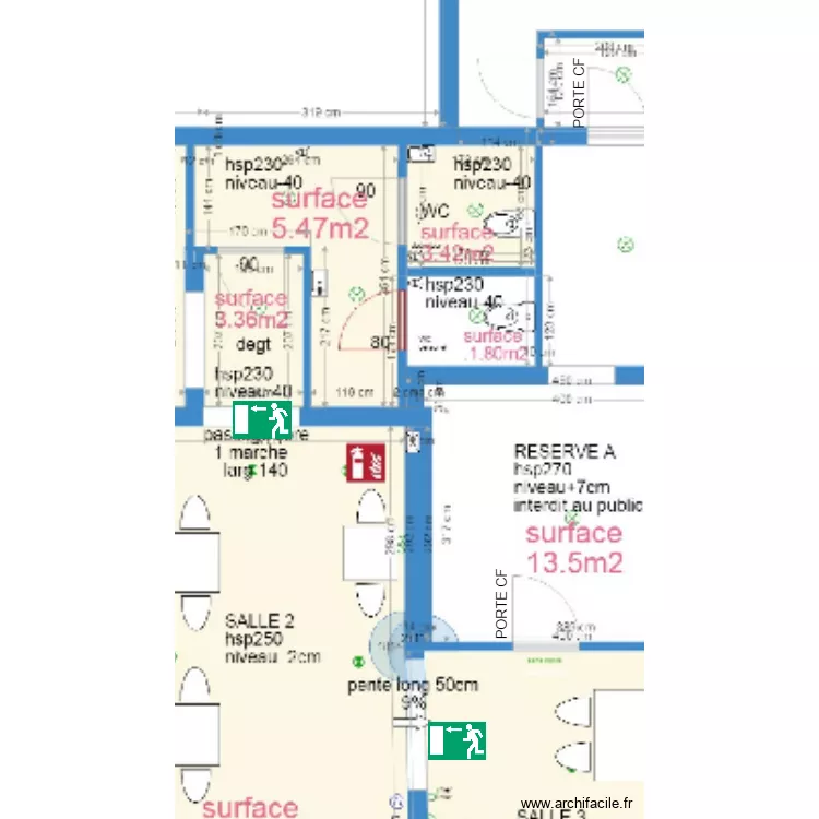 PLACE ST AME B260418. Plan de 