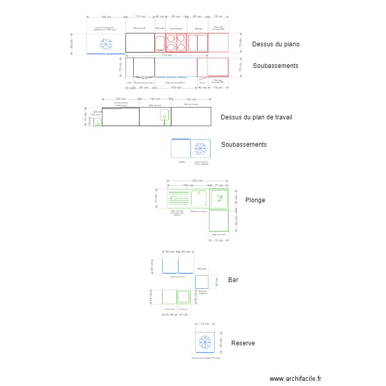 Piano. Plan de 0 pièce et 0 m2