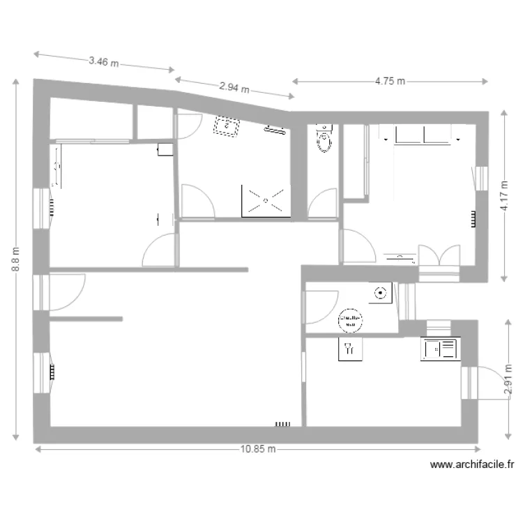 maison caldas plomberie. Plan de maison caldas plomberie. Plan de