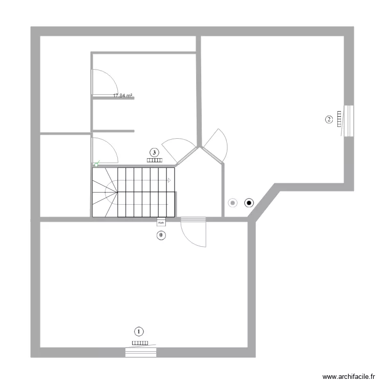 Etage Chauffage. Plan de Etage Chauffage. Plan de
