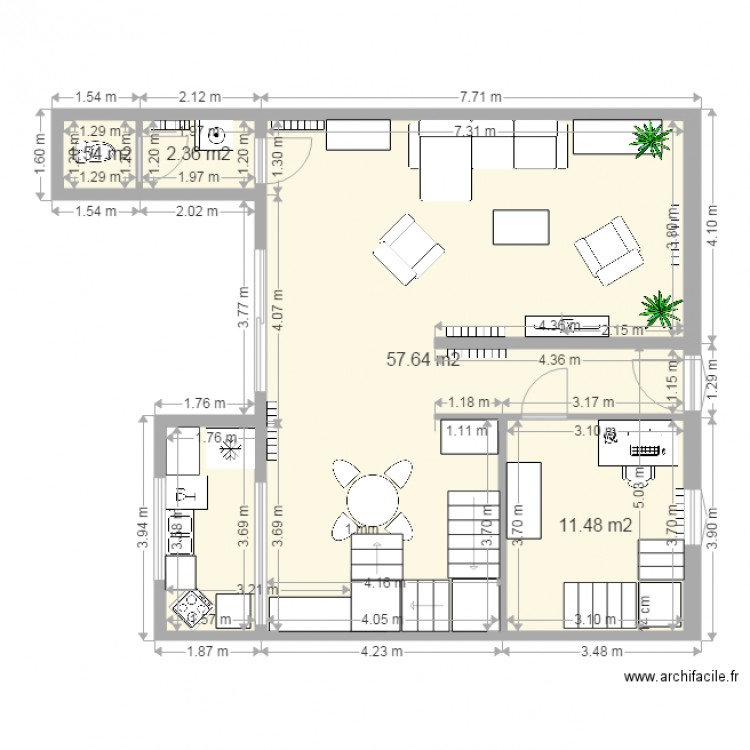 rdc 4. Plan de 0 pièce et 0 m2