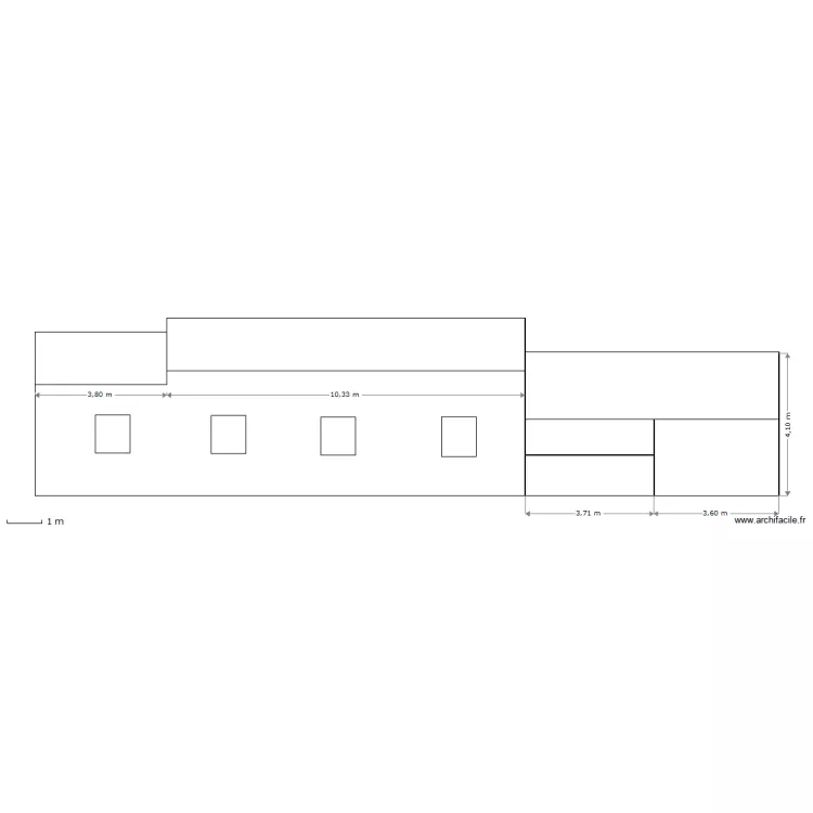 facade arriere 2. Plan de facade arriere 2. Plan de