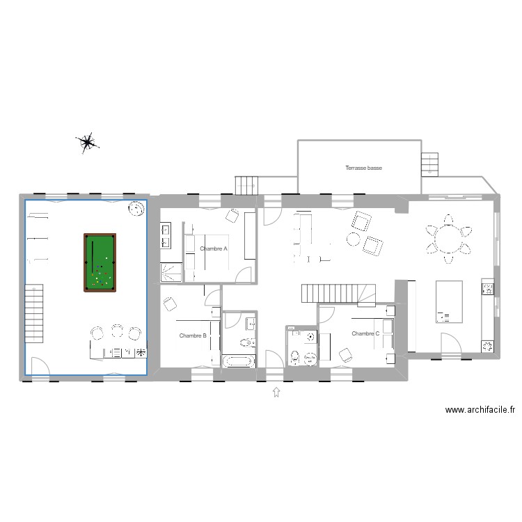 projet rdc 10 oct. Plan de 0 pièce et 0 m2