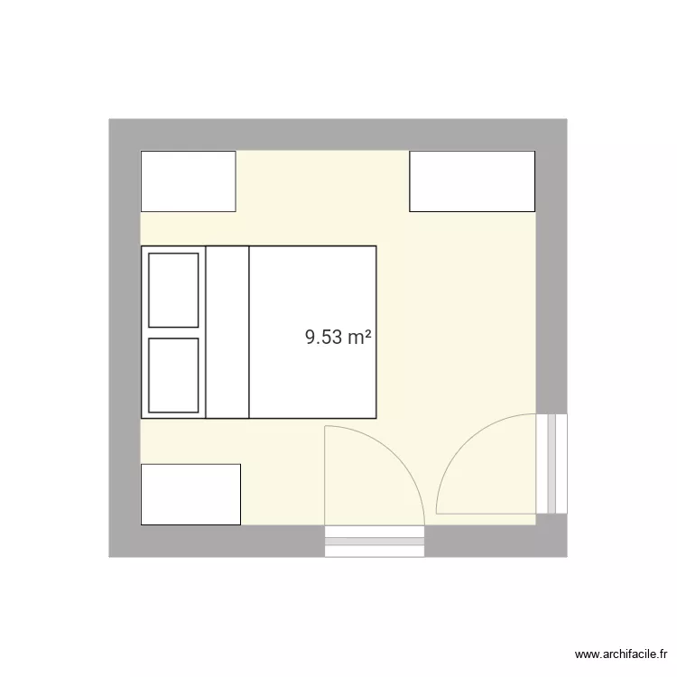 Chambre amis. Plan de Chambre amis. Plan de