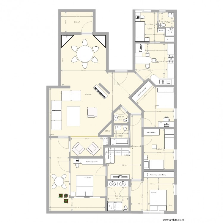 BYBLOS MODIF PROPOSAL. Plan de 0 pièce et 0 m2